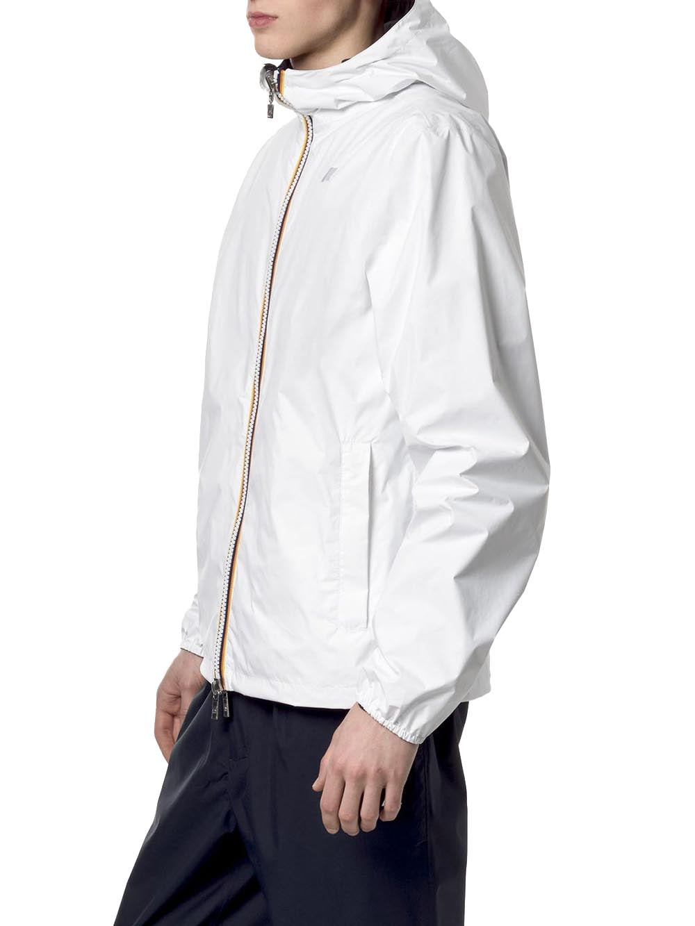 JAKE PLUS.2 DOUBLE K-Way Giubbino Uomo K2124ew Bianco/blu