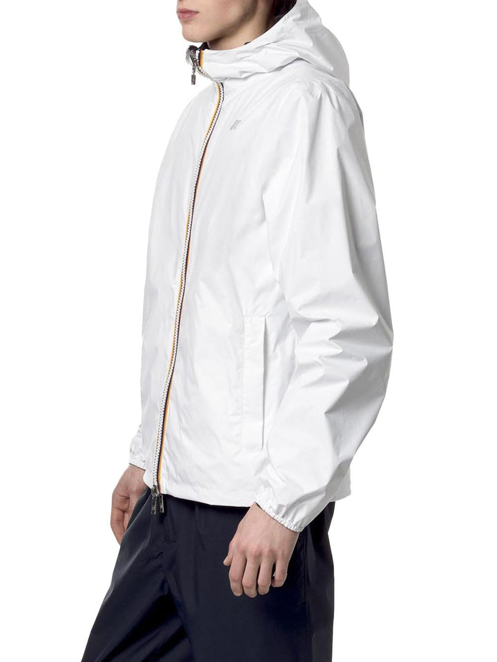 JAKE PLUS.2 DOUBLE K-Way Giubbino Uomo K2124ew Bianco/blu