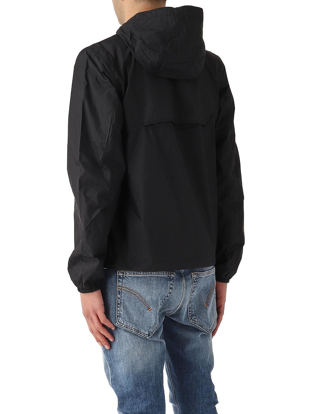 JAKE PLUS.2 DOUBLE K-Way Giubbino Uomo K2124ew Nero/verde