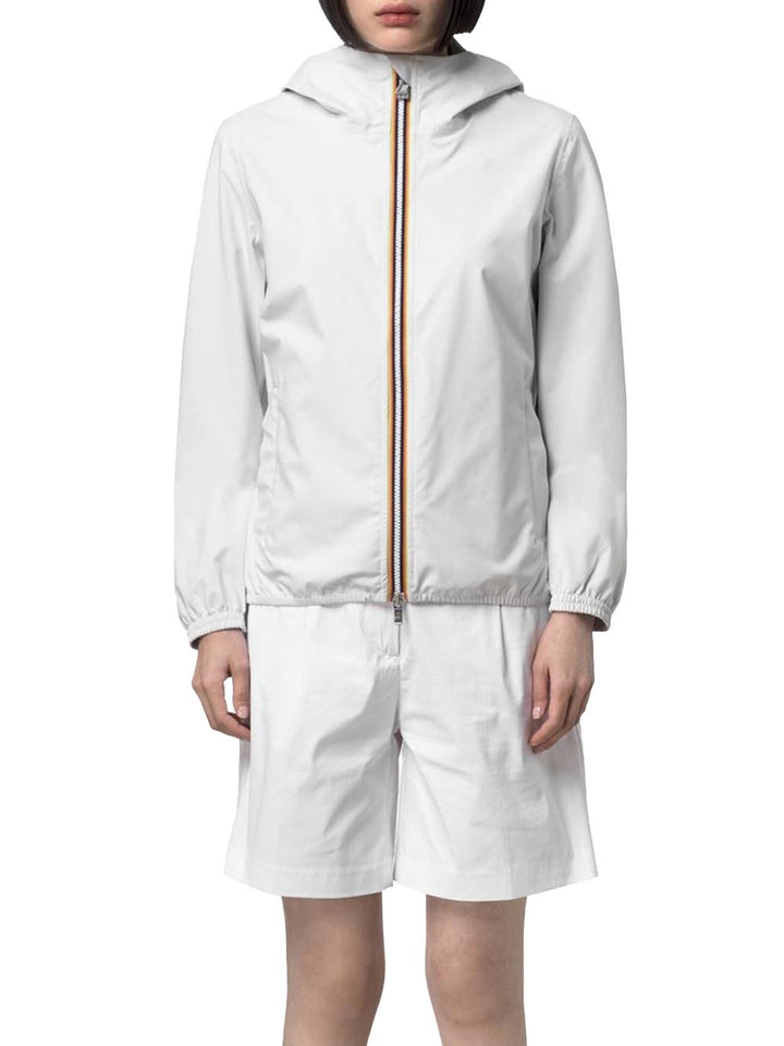 LIL 2.0 STRETCH DOT K-Way Giubbino Donna K21346w Bianco