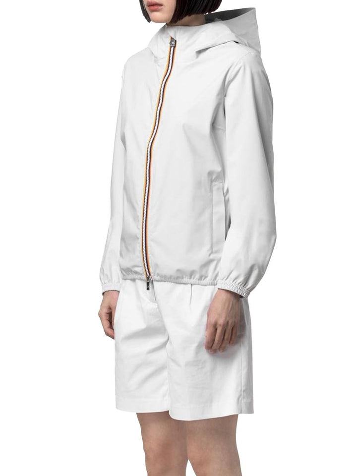 LIL 2.0 STRETCH DOT K-Way Giubbino Donna K21346w Bianco