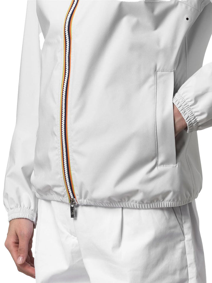 LIL 2.0 STRETCH DOT K-Way Giubbino Donna K21346w Bianco