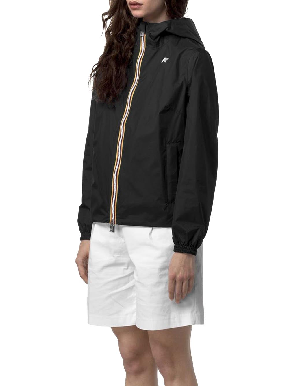 LIL 2.0 PLUS.2 DOUBLE K-Way Giubbino Donna K21348w Nero/beige