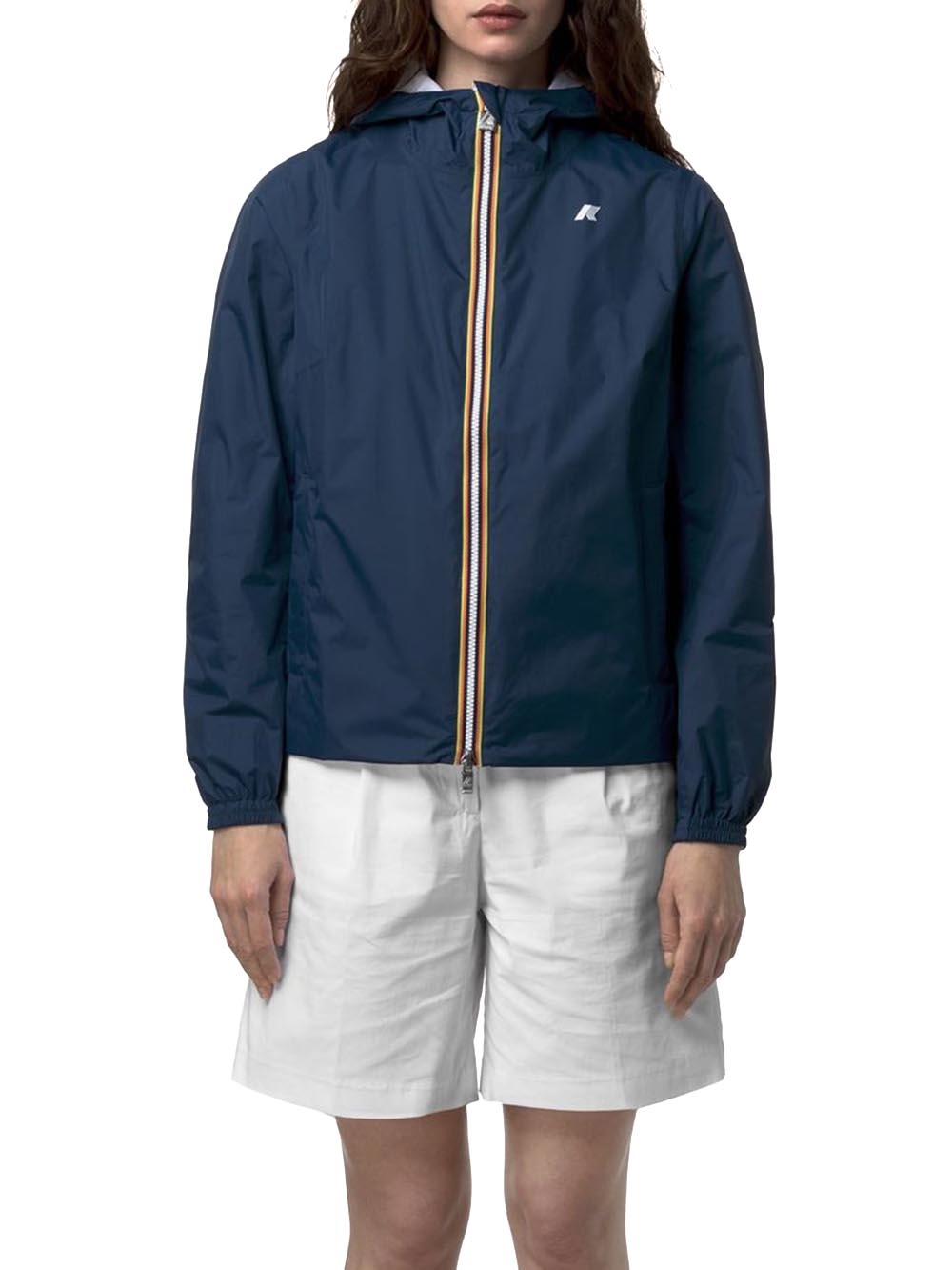 LIL 2.0 PLUS.2 DOUBLE K-Way Giubbino Donna K21348w Blu insigna/bianco