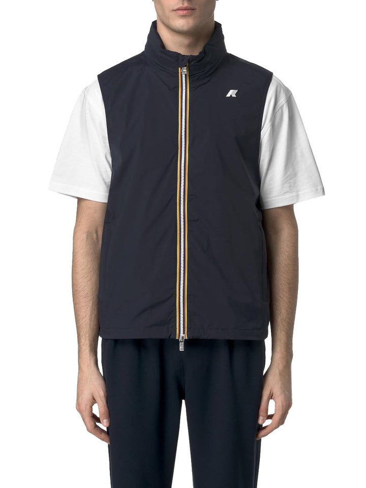 VALEN STRETCH NYLON JERSEY K-Way Smanicaro Uomo K3123tw Blu