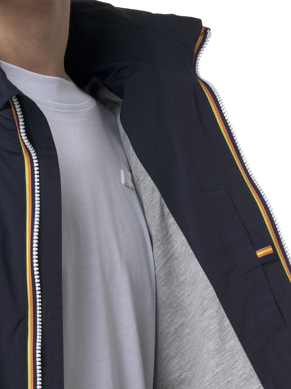 VALEN STRETCH NYLON JERSEY K-Way Smanicaro Uomo K3123tw Blu