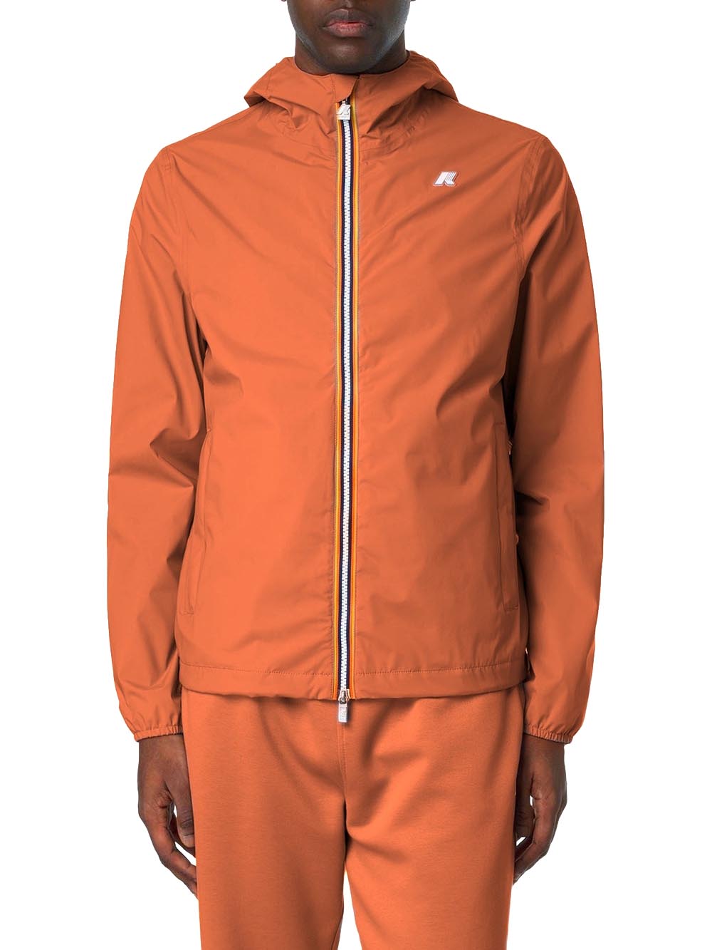 JACK STRETCH NYLON JERSEY K-Way Giubbino Uomo K3123uw Arancio