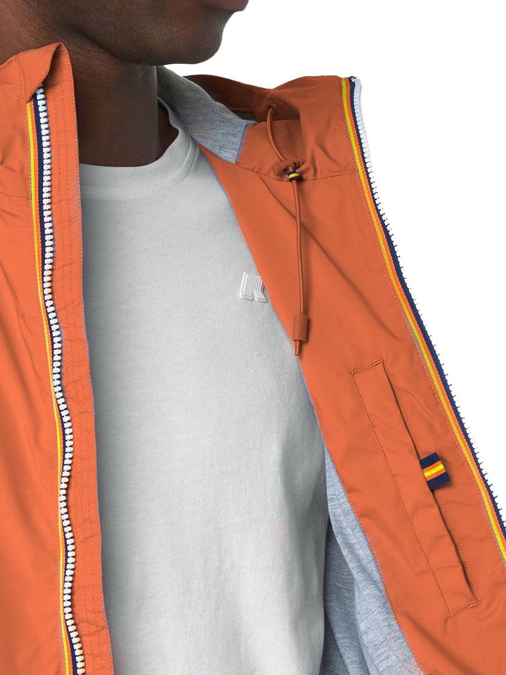 JACK STRETCH NYLON JERSEY K-Way Giubbino Uomo K3123uw Arancio