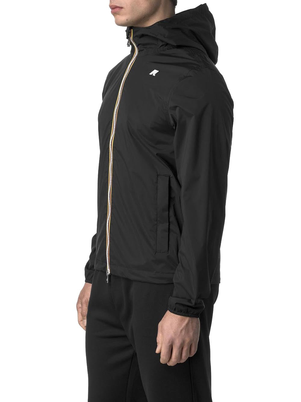 JACK STRETCH NYLON JERSEY K-Way Giubbino Uomo K3123uw Nero