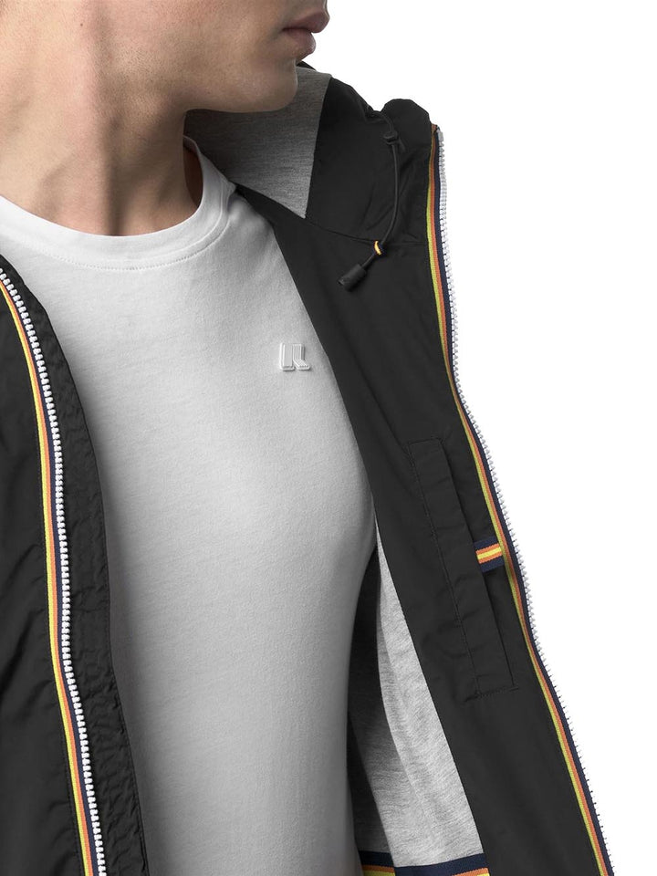 JACK STRETCH NYLON JERSEY K-Way Giubbino Uomo K3123uw Nero