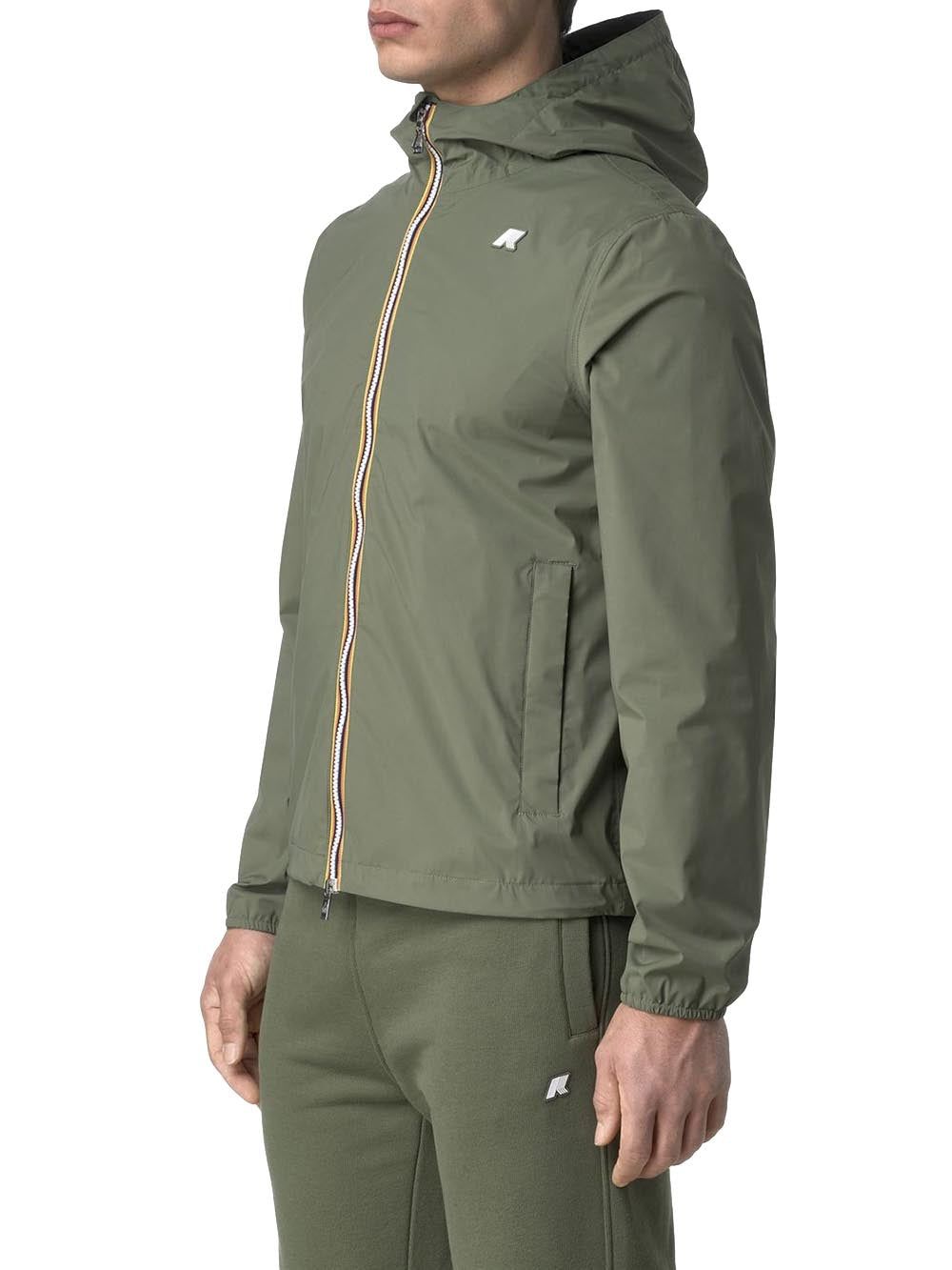 JACK STRETCH NYLON JERSEY K-Way Giubbino Uomo K3123uw Verde