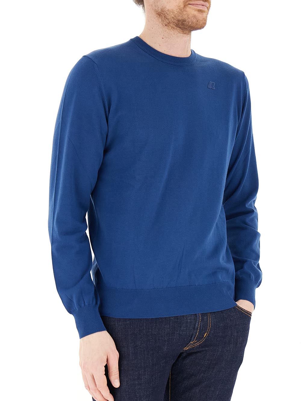 SEBASTIEN COTTON PS K-Way Maglia Uomo K4122yw Blu insigna