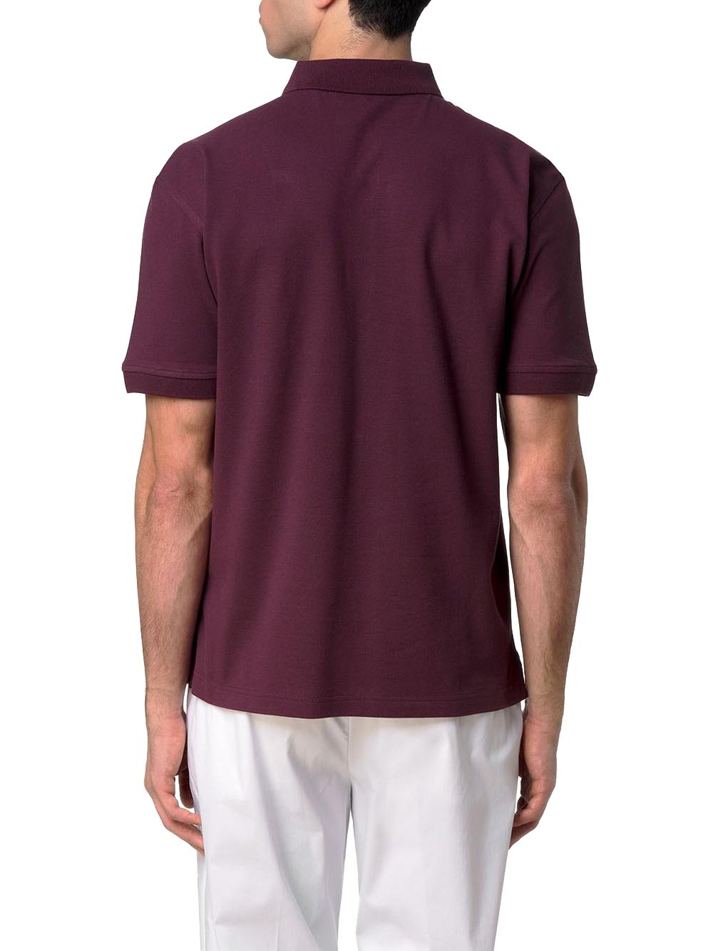 AMEDEE PIQUE K-Way Polo Uomo K5127bw Bordeaux
