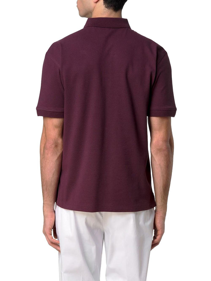 AMEDEE PIQUE K-Way Polo Uomo K5127bw Bordeaux