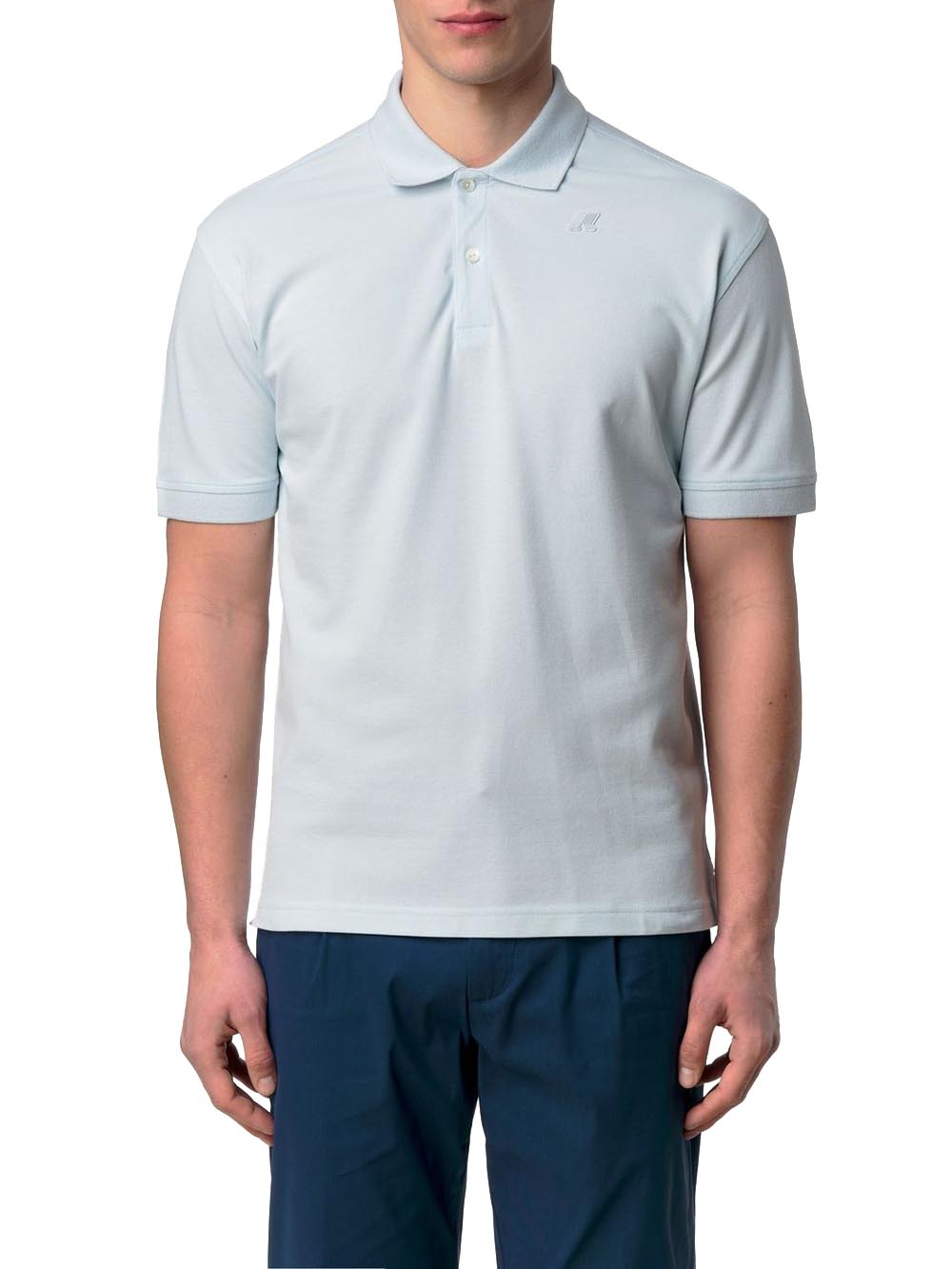 AMEDEE PIQUE K-Way Polo Uomo K5127bw Celeste