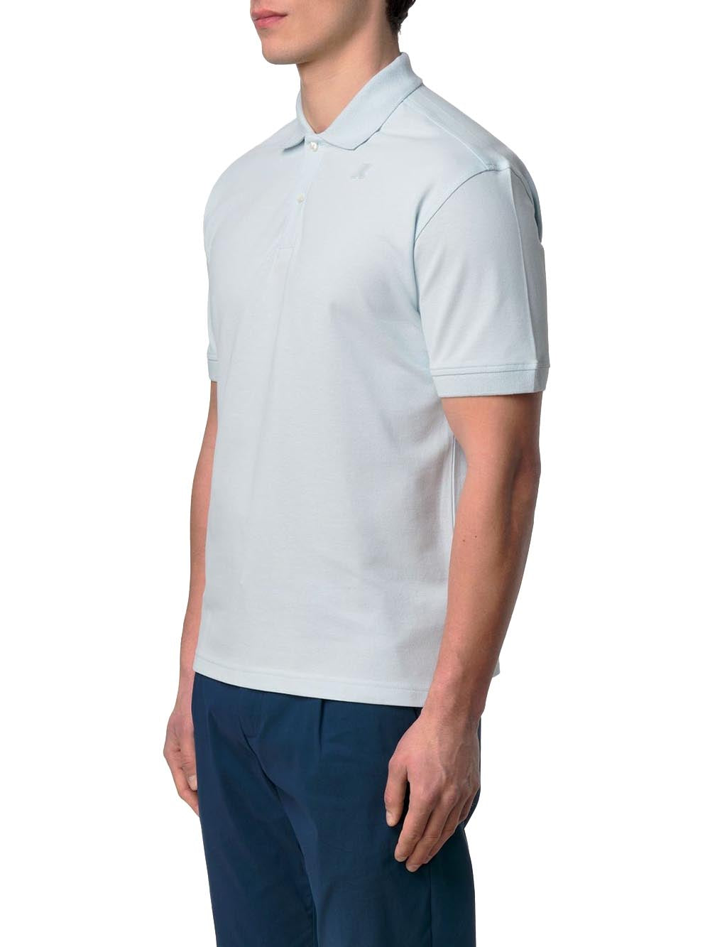 AMEDEE PIQUE K-Way Polo Uomo K5127bw Celeste
