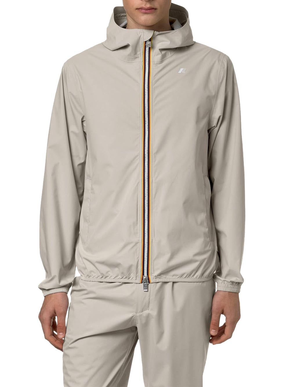 JACK STRETCH DOT K-Way Giubbino Uomo K5127qw Beige chiaro