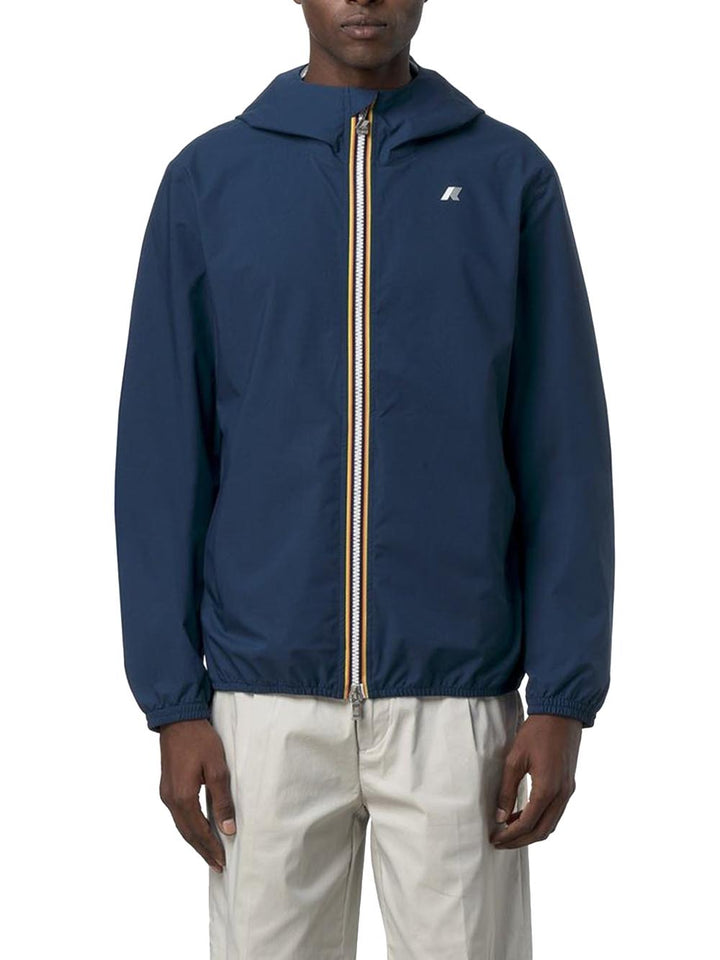 JACK STRETCH DOT K-Way Giubbino Uomo K5127qw Blu insigna