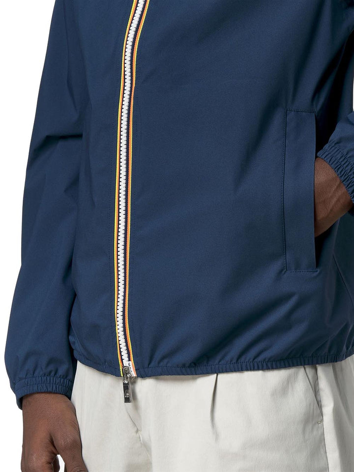 JACK STRETCH DOT K-Way Giubbino Uomo K5127qw Blu insigna