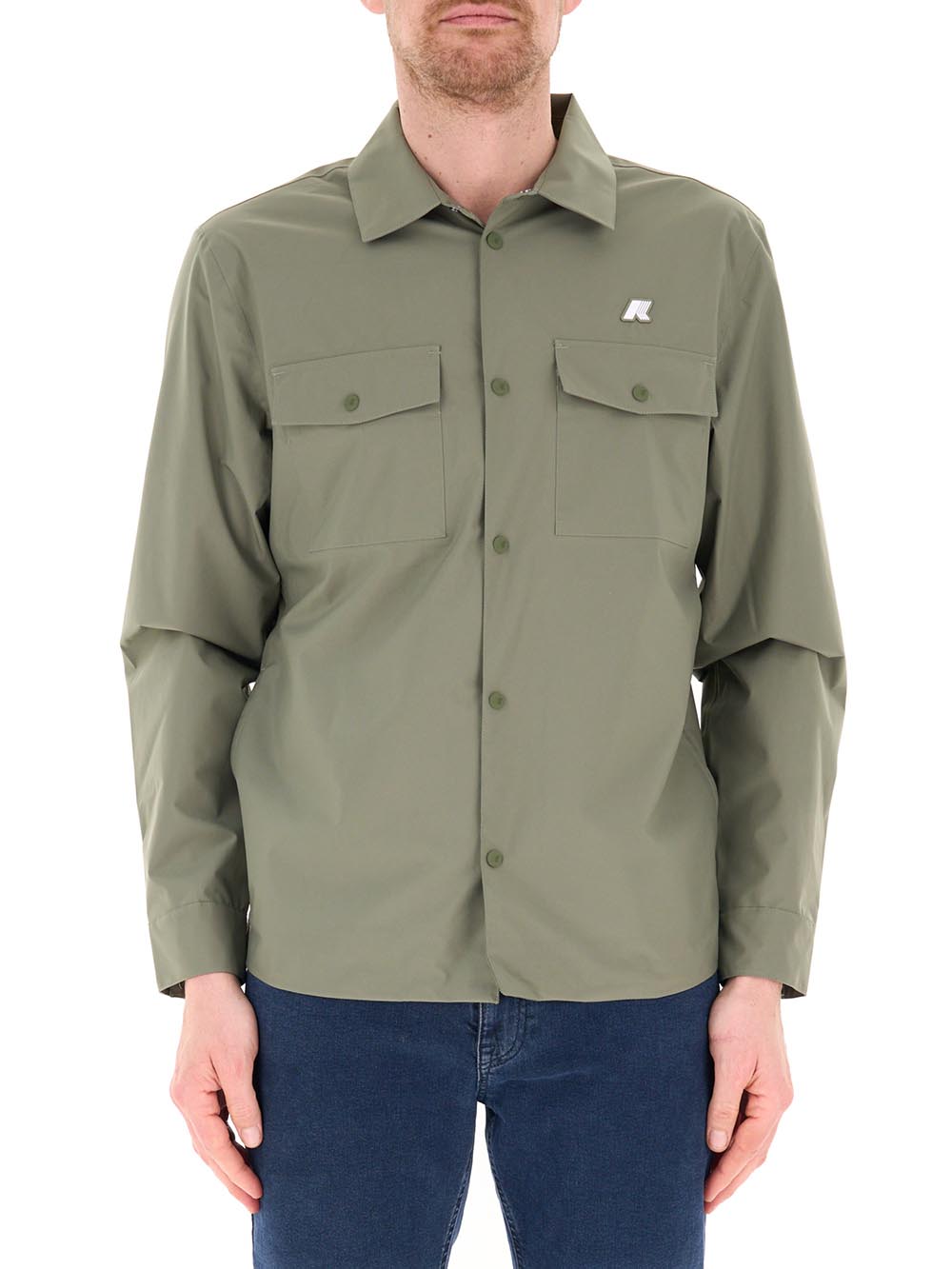 UMBERT STRETCH 2LAYERS K-Way Giubbino Uomo K5138mw Verde