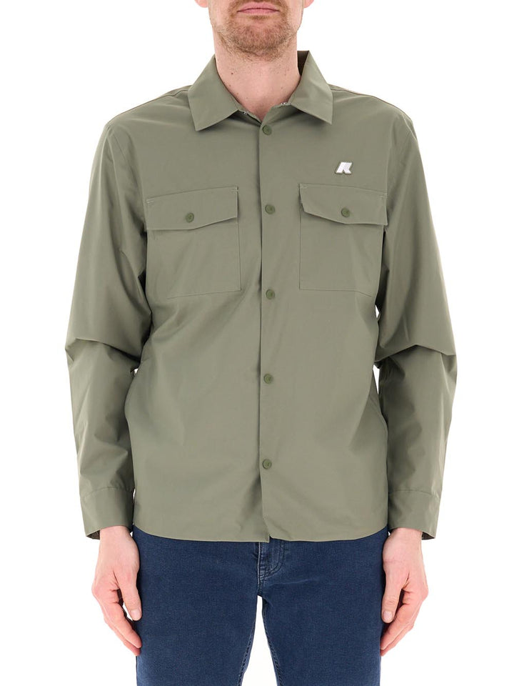 UMBERT STRETCH 2LAYERS K-Way Giubbino Uomo K5138mw Verde