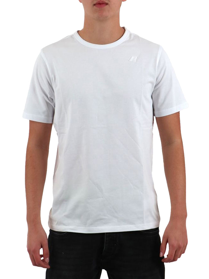 ADAME LIGHT STRETCH JERSEY K-Way T-shirt Uomo K71349w Bianco