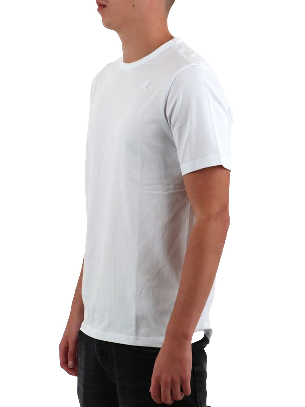 ADAME LIGHT STRETCH JERSEY K-Way T-shirt Uomo K71349w Bianco