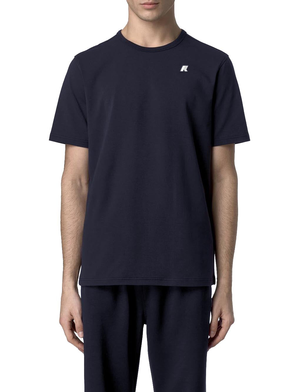 ADAME LIGHT STRETCH JERSEY K-Way T-shirt Uomo K71349w Blu