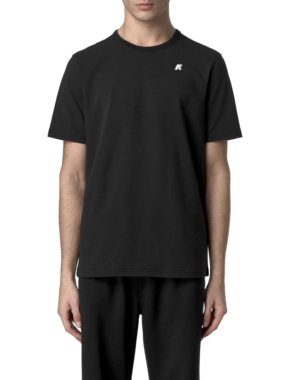 ADAME LIGHT STRETCH JERSEY K-Way T-shirt Uomo K71349w Nero