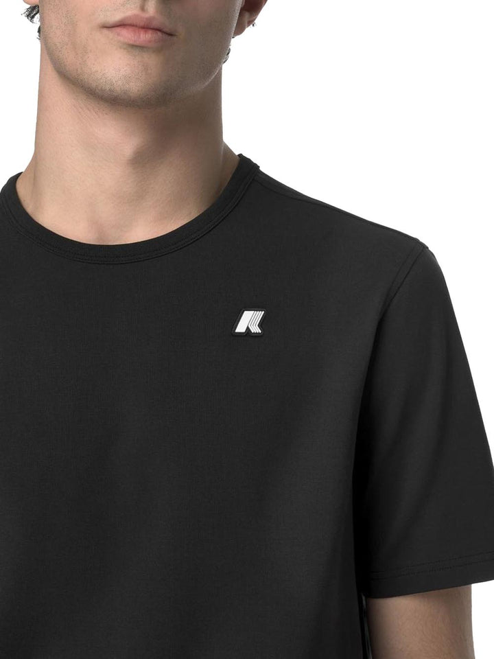 ADAME LIGHT STRETCH JERSEY K-Way T-shirt Uomo K71349w Nero