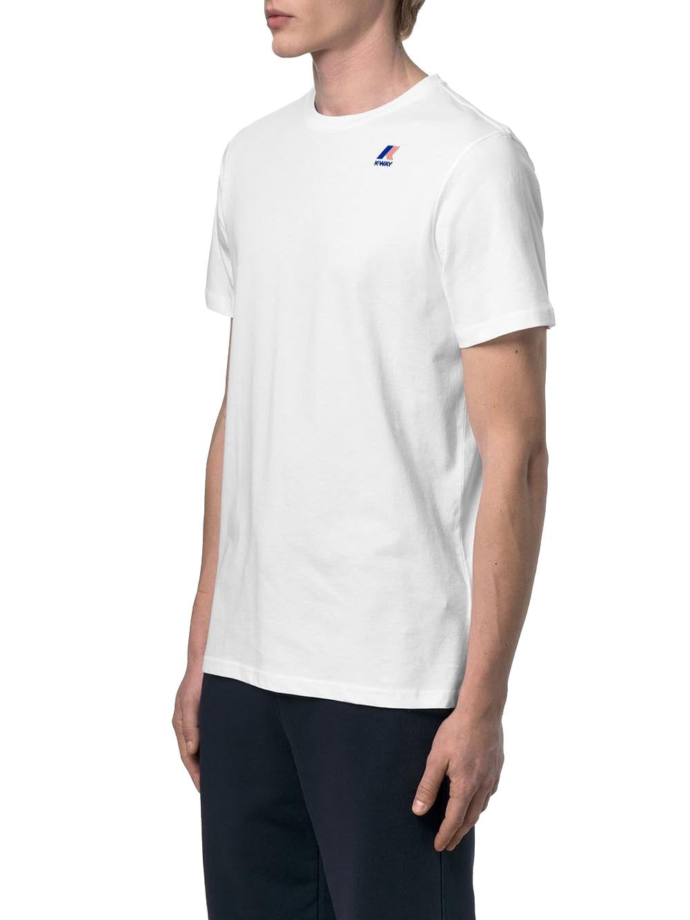 LEONIDE K-Way T-shirt Unisex K7142kw Bianco