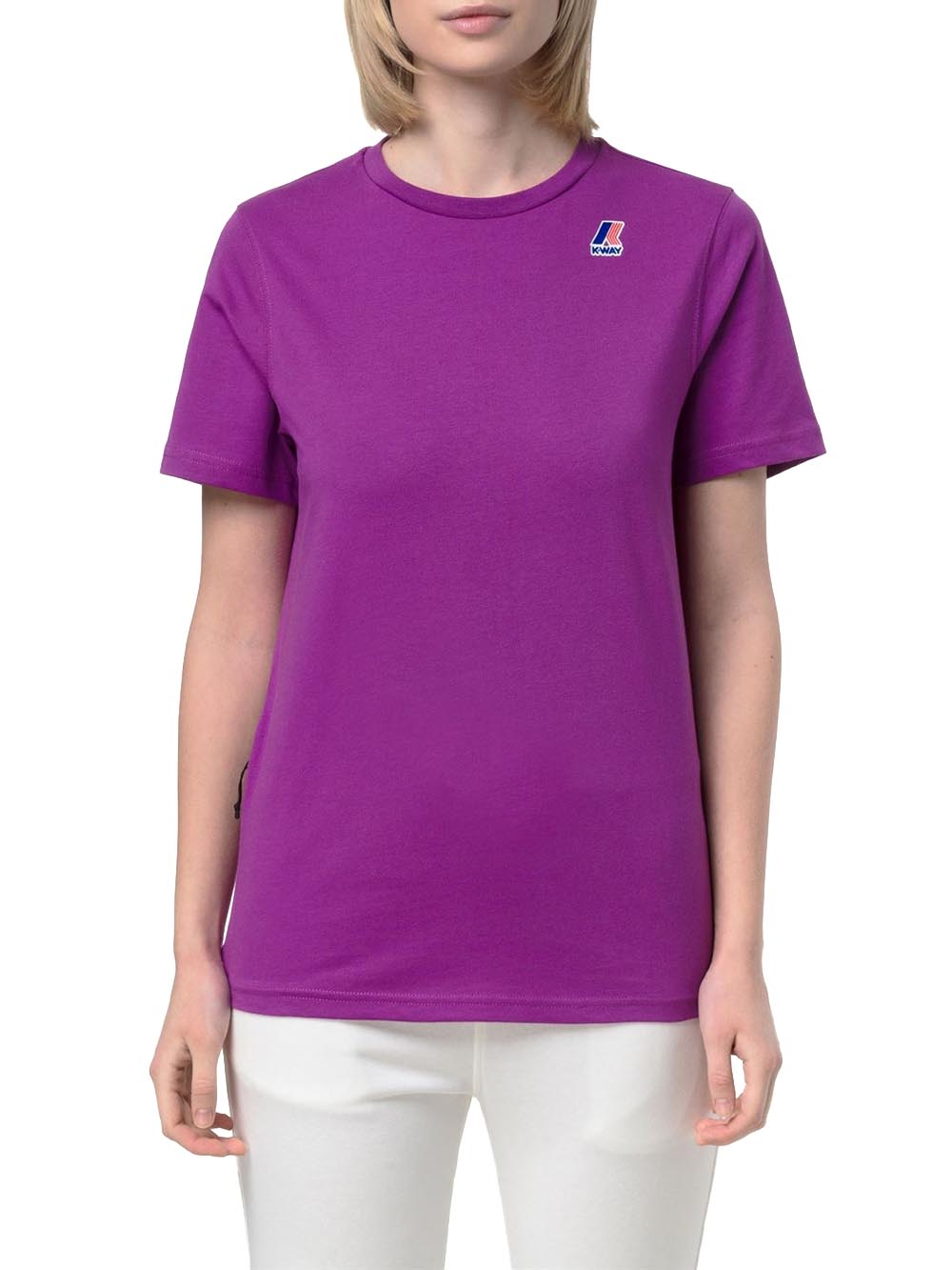LEONIDE K-Way T-shirt Unisex K7142kw Violetto