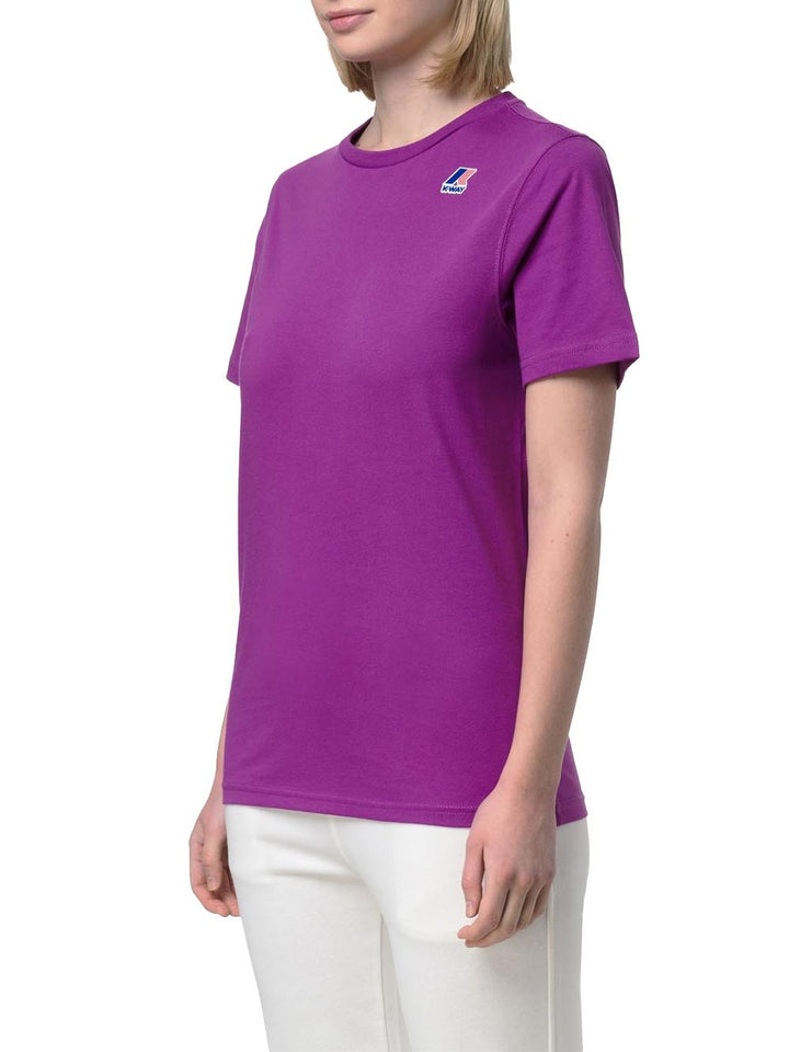 LEONIDE K-Way T-shirt Unisex K7142kw Violetto