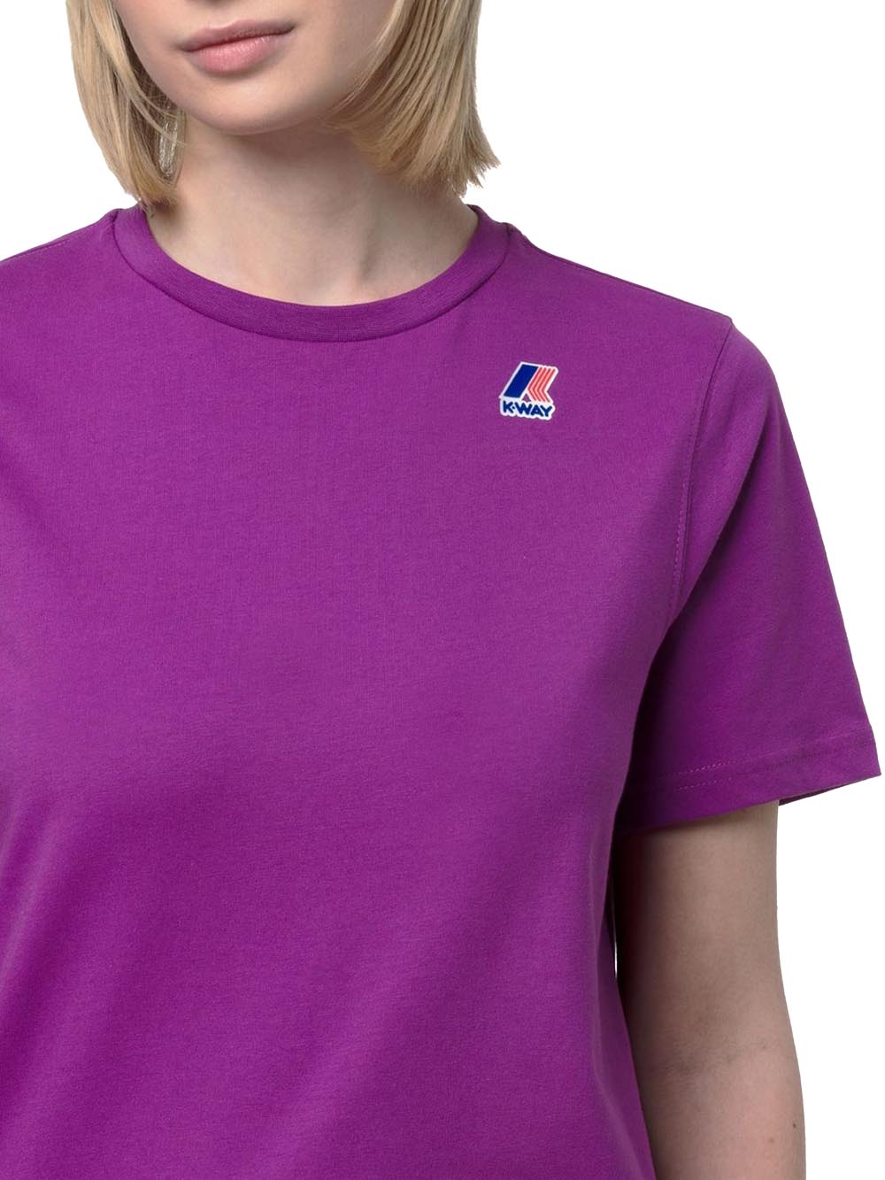 LEONIDE K-Way T-shirt Unisex K7142kw Violetto
