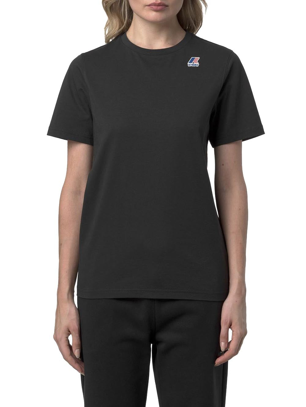 LEONIDE K-Way T-shirt Unisex K7142kw Nero