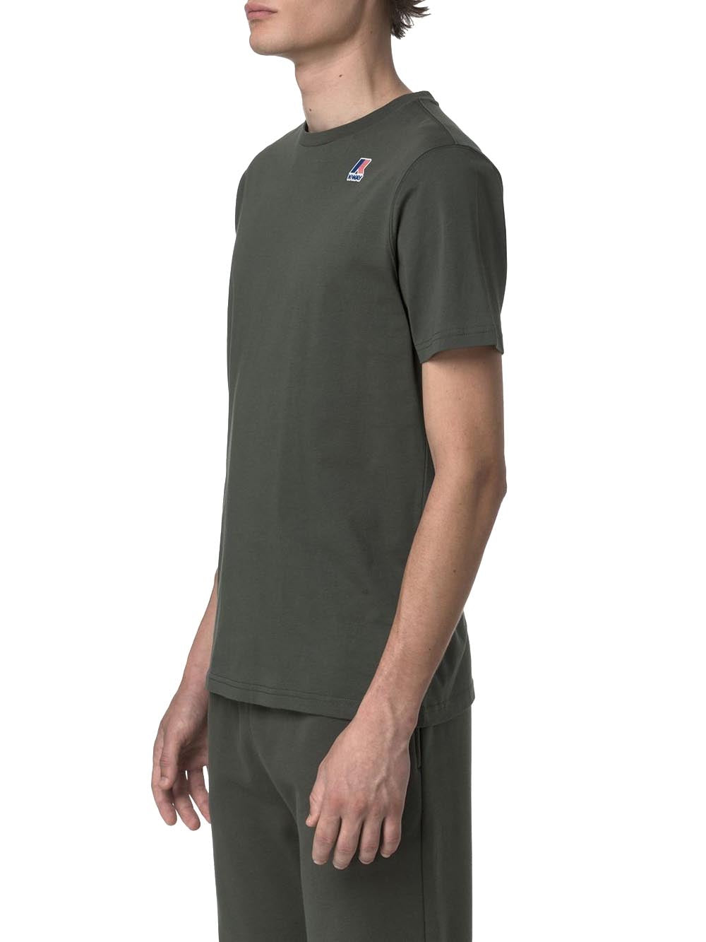 LEONIDE K-Way T-shirt Unisex K7142kw Verde militare