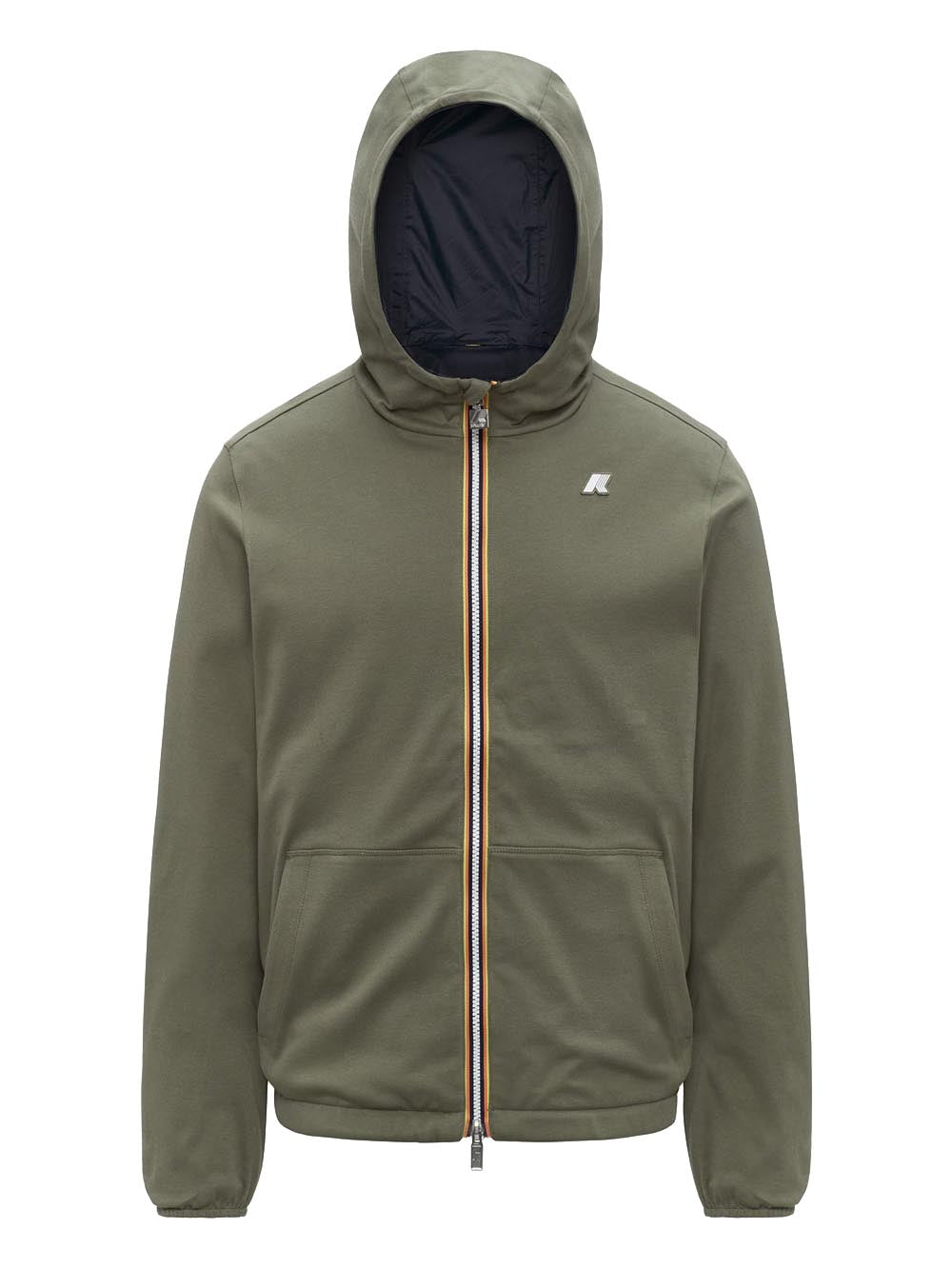 JAKE DOUBLE INTERLOCK K-Way Giubbino Unisex K8134tw Verde salvia/Blu