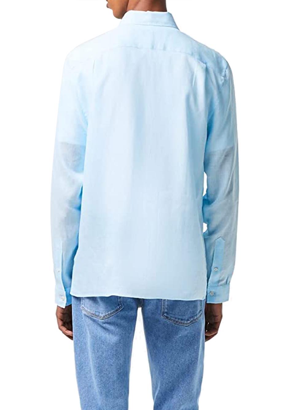 Lacoste Camicia Uomo Ch5692 Celeste