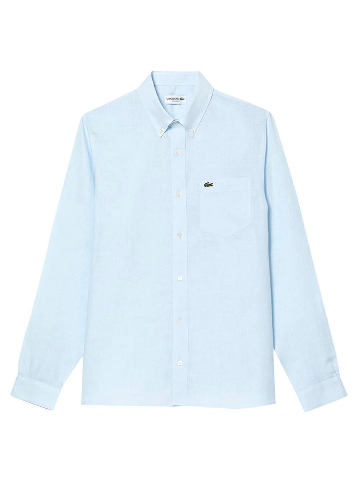 Lacoste Camicia Uomo Ch5692 Celeste