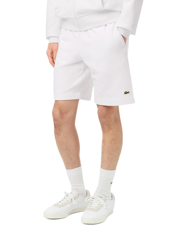 Lacoste Bermuda Uomo Gh9860 Bianco