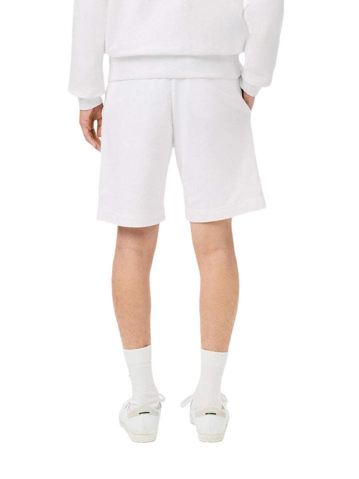 Lacoste Bermuda Uomo Gh9860 Bianco