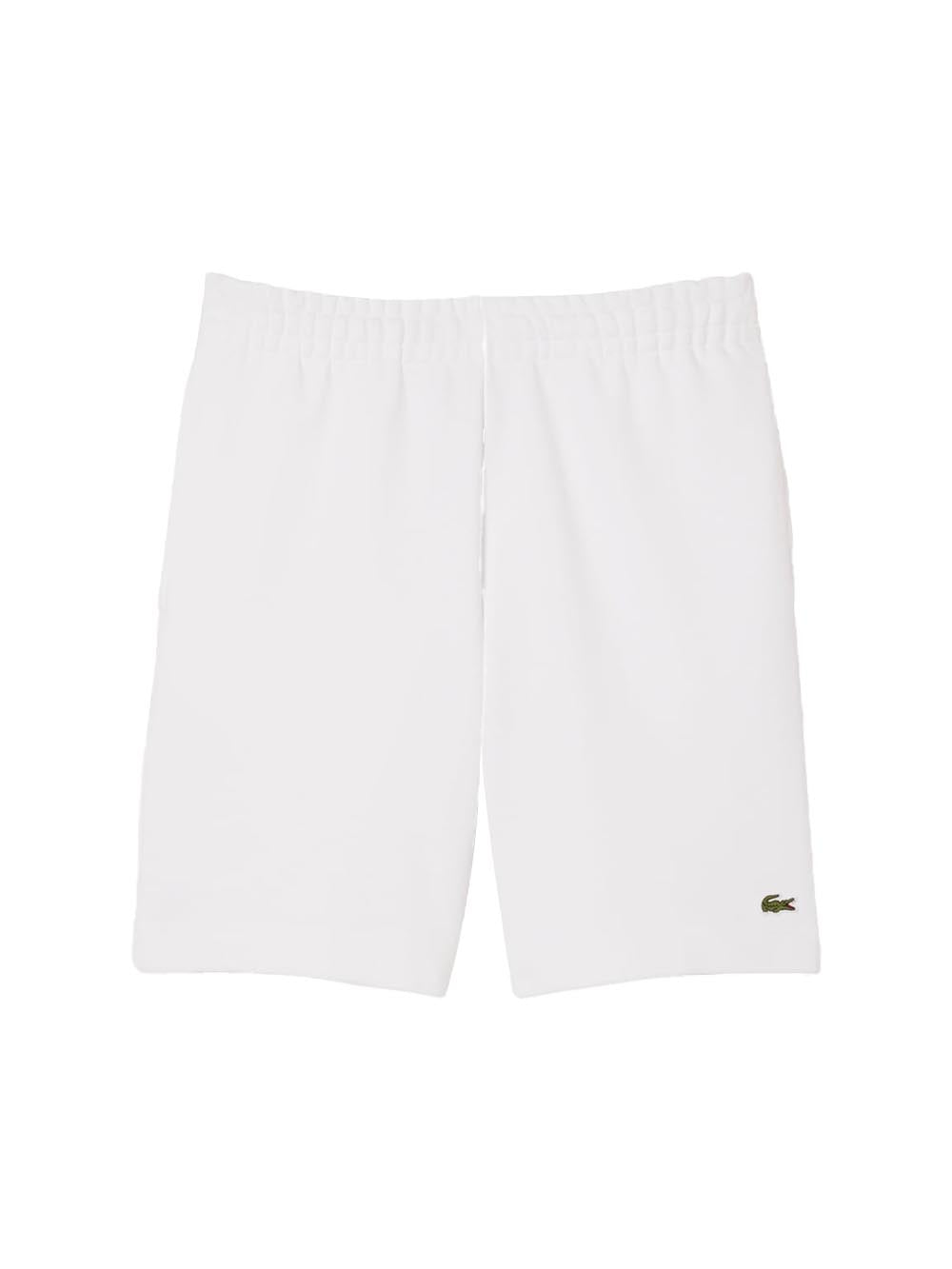 Lacoste Bermuda Uomo Gh9860 Bianco