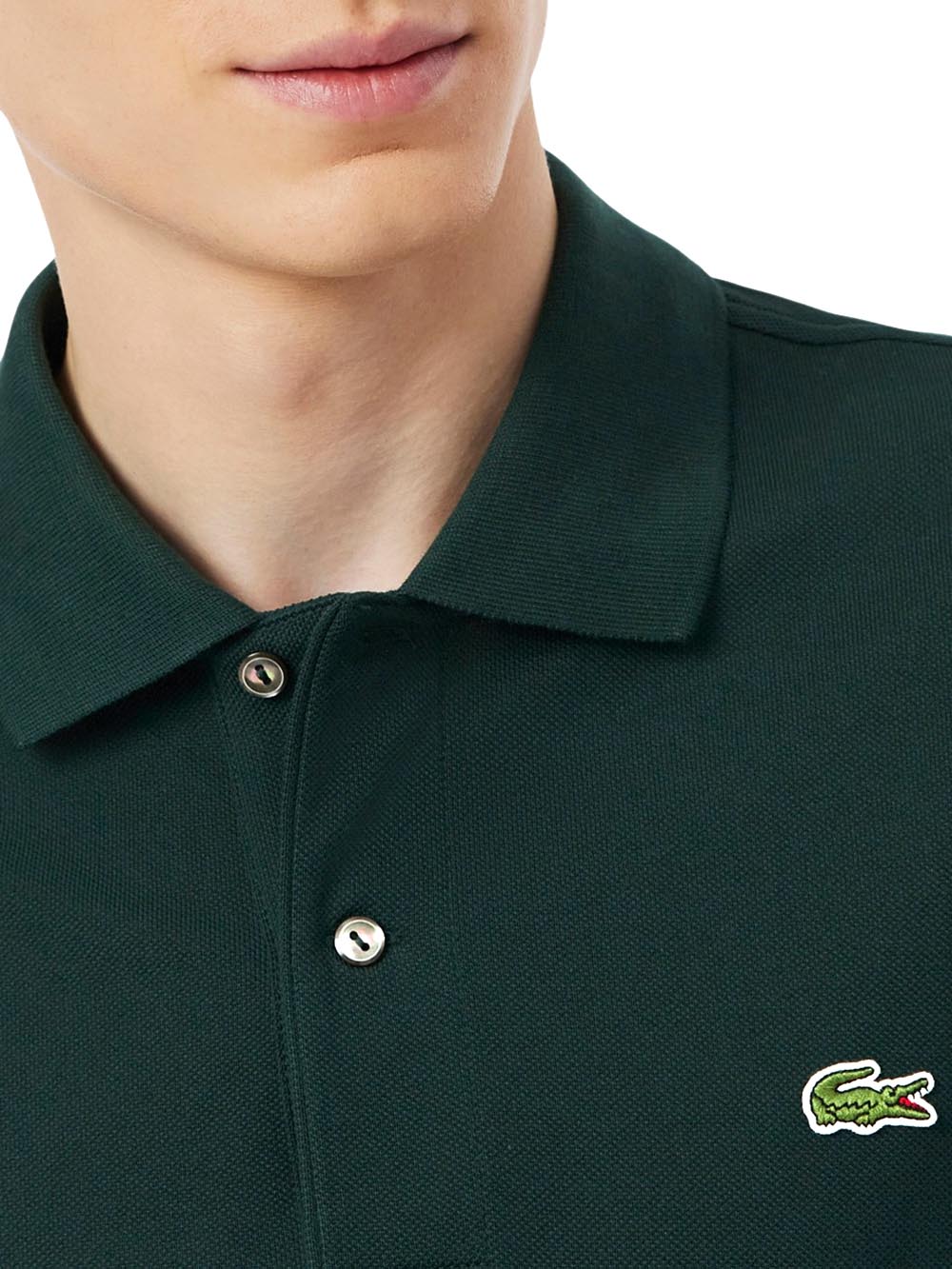 Lacoste Polo Uomo L.12.12 Verde bottiglia