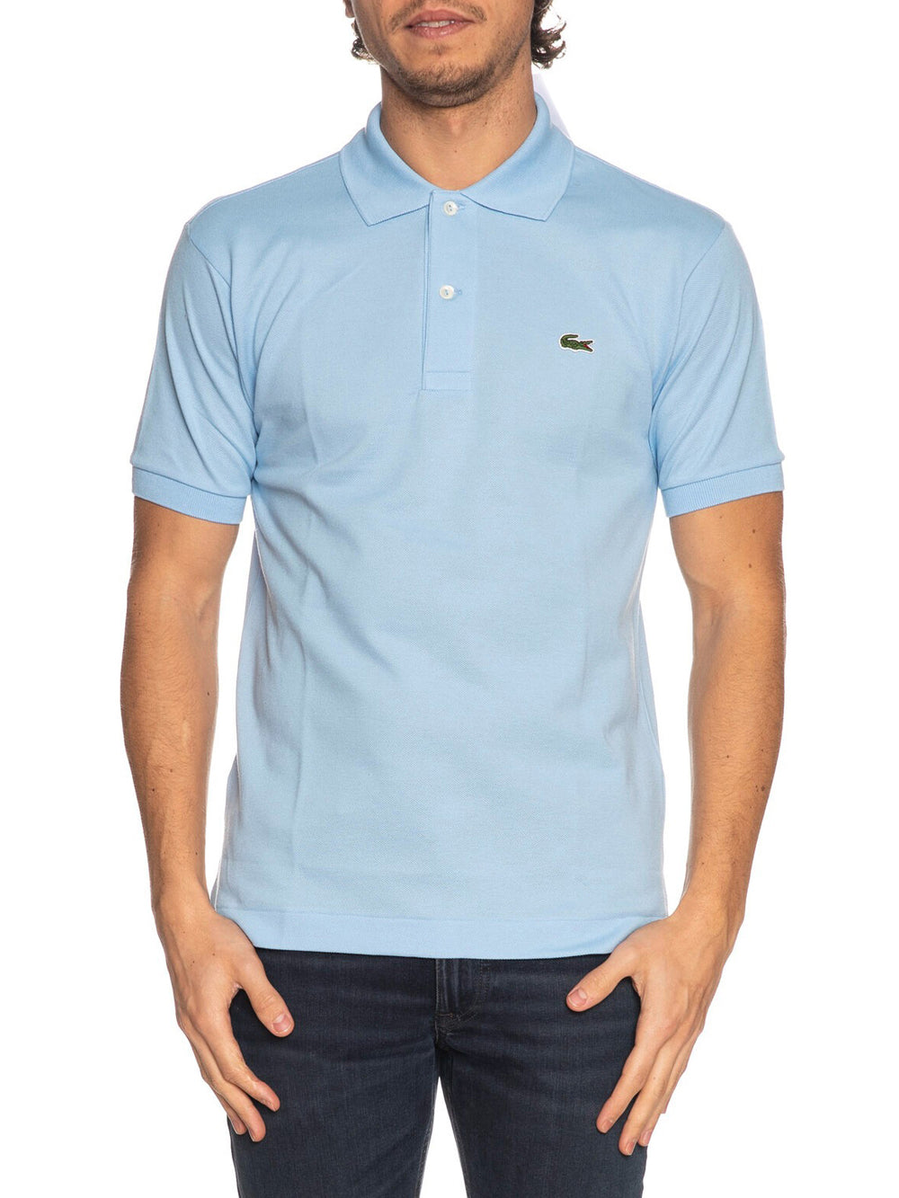 Lacoste Polo Uomo L.12.12 Celeste