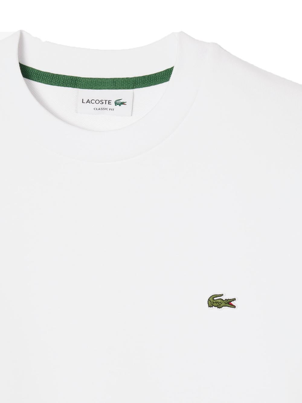 Lacoste Felpa Uomo Sh9801 Bianco