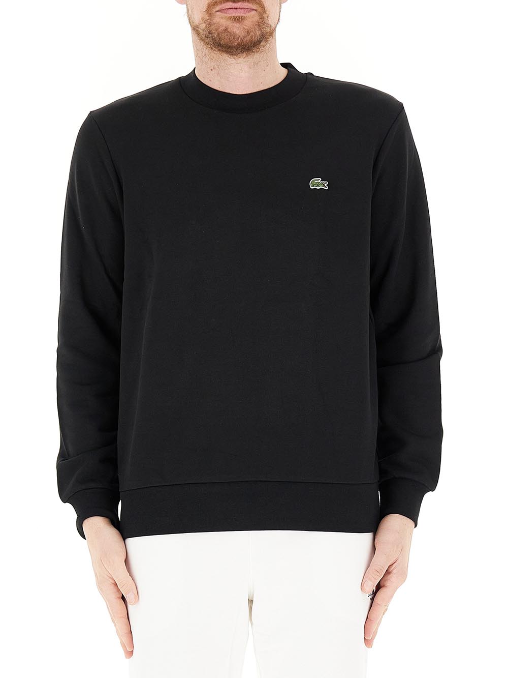 Lacoste Felpa Uomo Sh9801 Nero