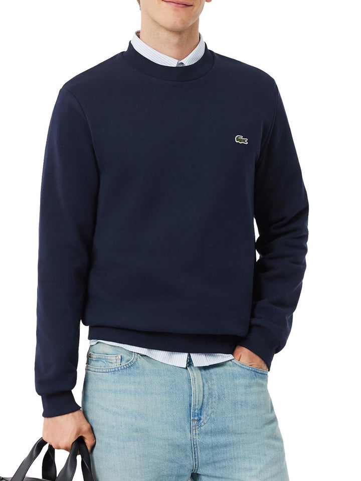 Lacoste Felpa Uomo Sh9801 Blu