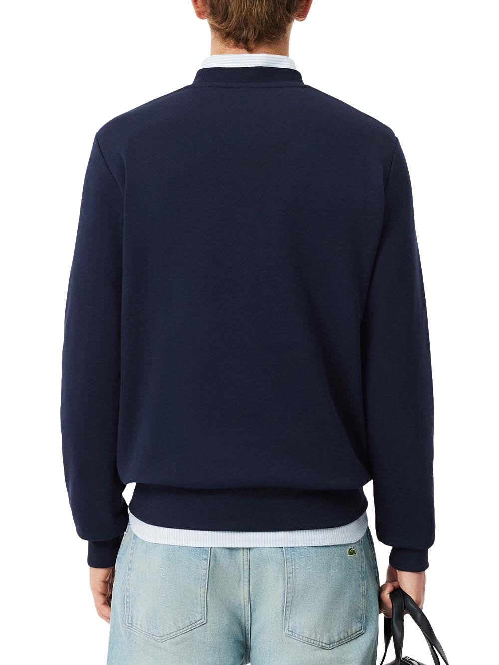 Lacoste Felpa Uomo Sh9801 Blu