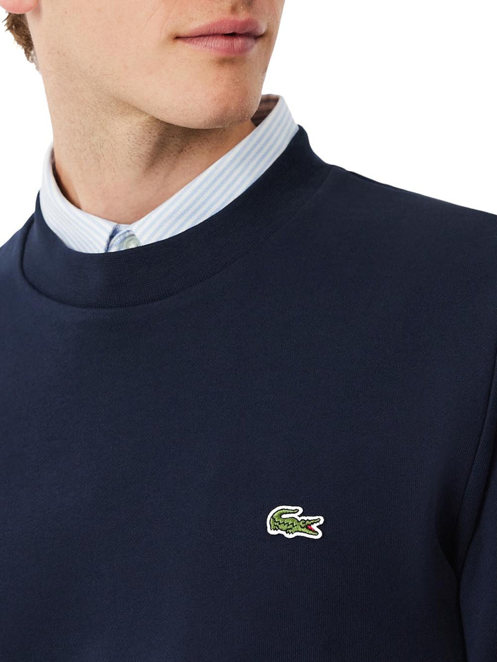 Lacoste Felpa Uomo Sh9801 Blu
