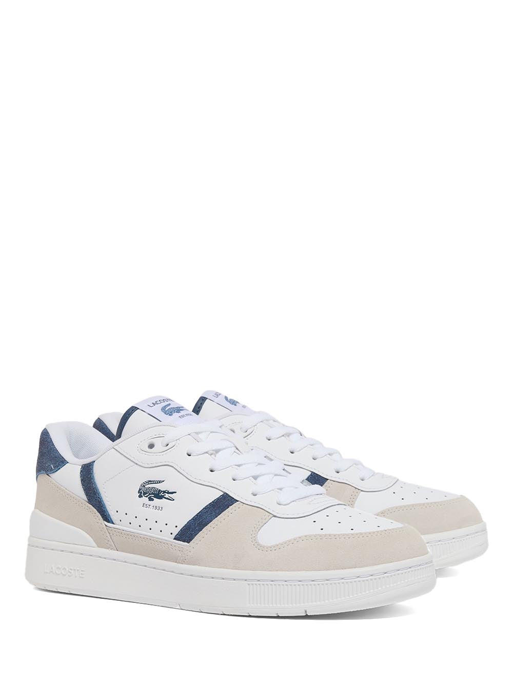 Lacoste Sneaker Uomo T-Clip Set 126 5 S Bianco/blu
